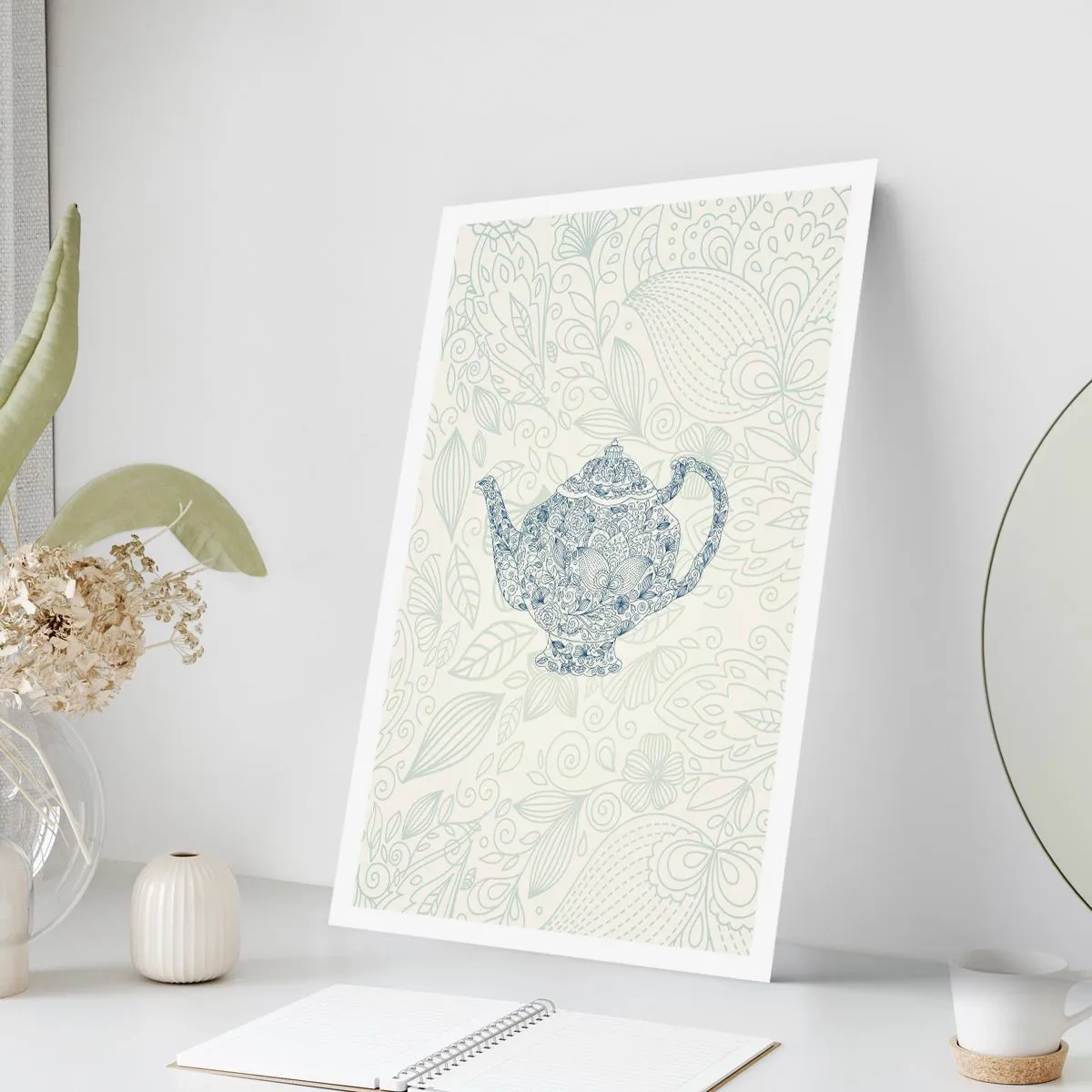 Affiche - Poster - Le charme du thé - 40x50 cm