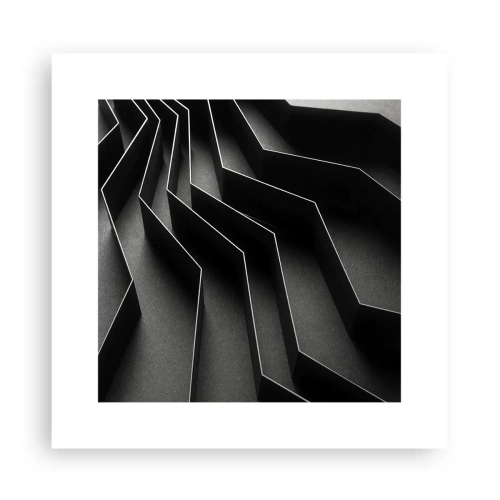 Affiche - Poster - Ordre spatial - 30x30 cm