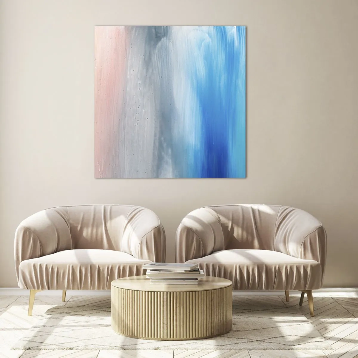 Impression sur verre - Image sur verre - Éléments : air - 40x40 cm