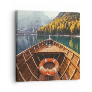 Impression sur toile - Image sur toile - Escapade en montagne - 30x30 cm