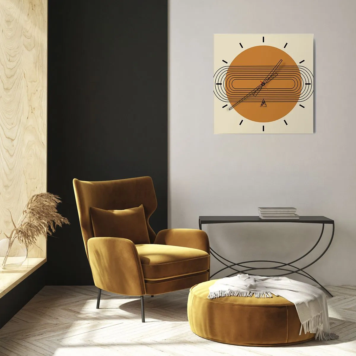 Horloge murale - Pendule murale - Plan idéal - 30x30 cm