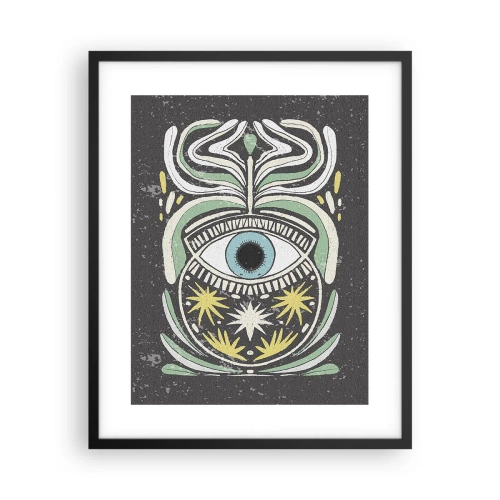 Affiche dans un cadre noir - Poster - Rituels tribaux - 40x50 cm