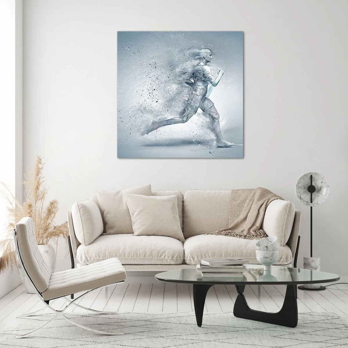 Impression sur verre - Image sur verre - Une énergie cristalline - 60x60 cm