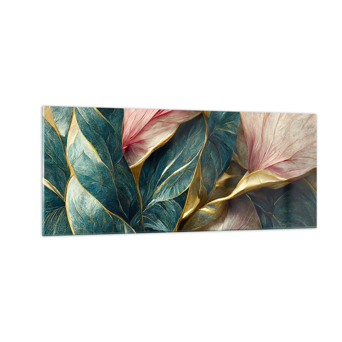 Impression sur verre - Image sur verre - Élégance et style naturels - 100x40 cm