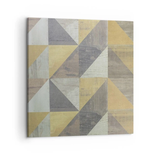 Impression sur toile - Image sur toile - Suivant l'angle du triangle - 50x50 cm