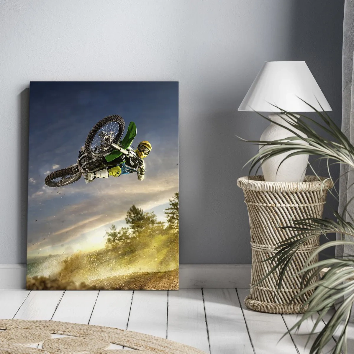 Impression sur toile - Image sur toile - Activez les émotions ! - 55x100 cm