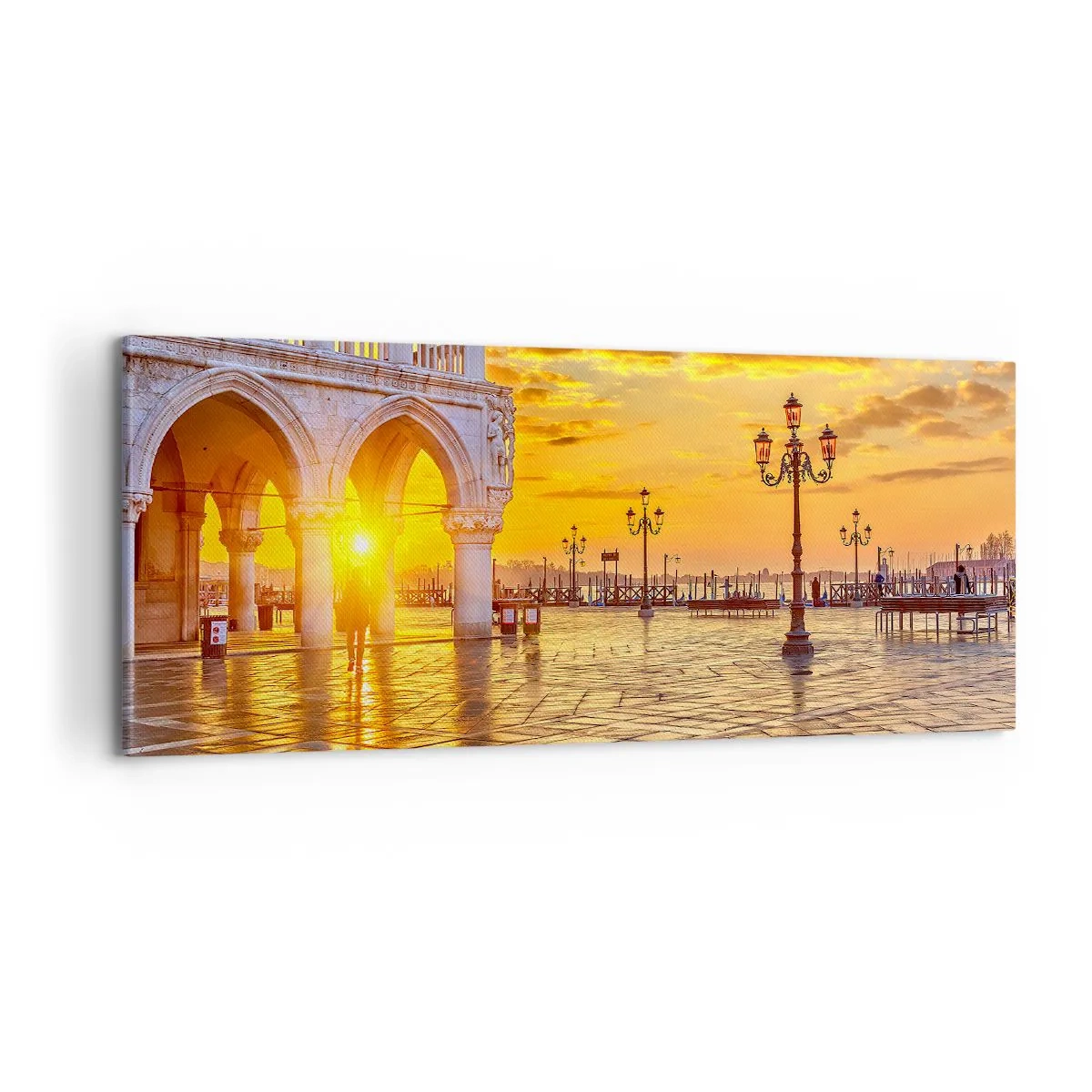 Impression sur toile - Image sur toile - Où est tout le monde? - 100x40 cm