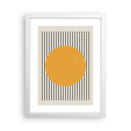 Affiche dans un cadre blanc - Poster - Le pouvoir de la simplicité - 30x40 cm