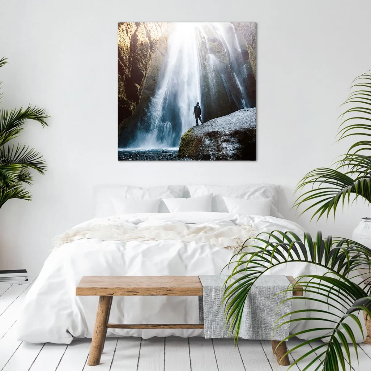 Impression sur toile - Image sur toile - Restauration des proportions - 70x70 cm