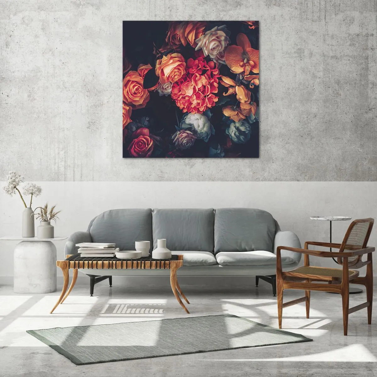 Impression sur verre - Image sur verre - Comme chez les maîtres hollandais - 70x70 cm