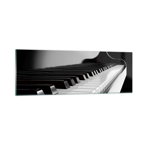 Impression sur verre - Image sur verre - Harmonie des formes et des couleurs - 90x30 cm