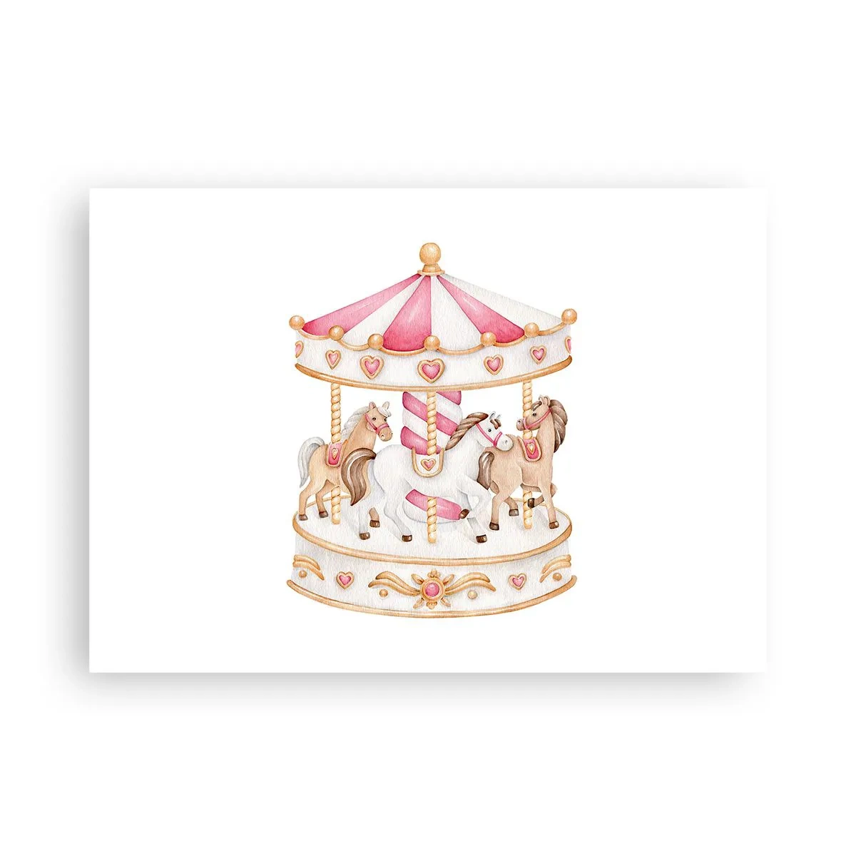 Affiche - Poster - Le doux monde de l'enfance - 70x50 cm