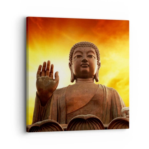 Impression sur toile - Image sur toile - La paix du monde - 30x30 cm