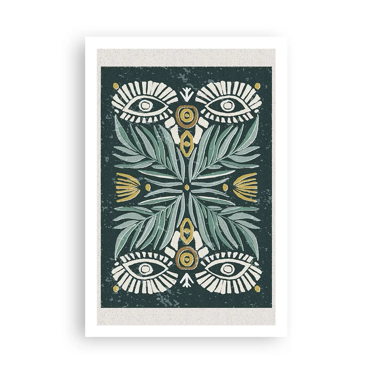 Affiche - Poster - Comme une découpe folklorique - 61x91 cm