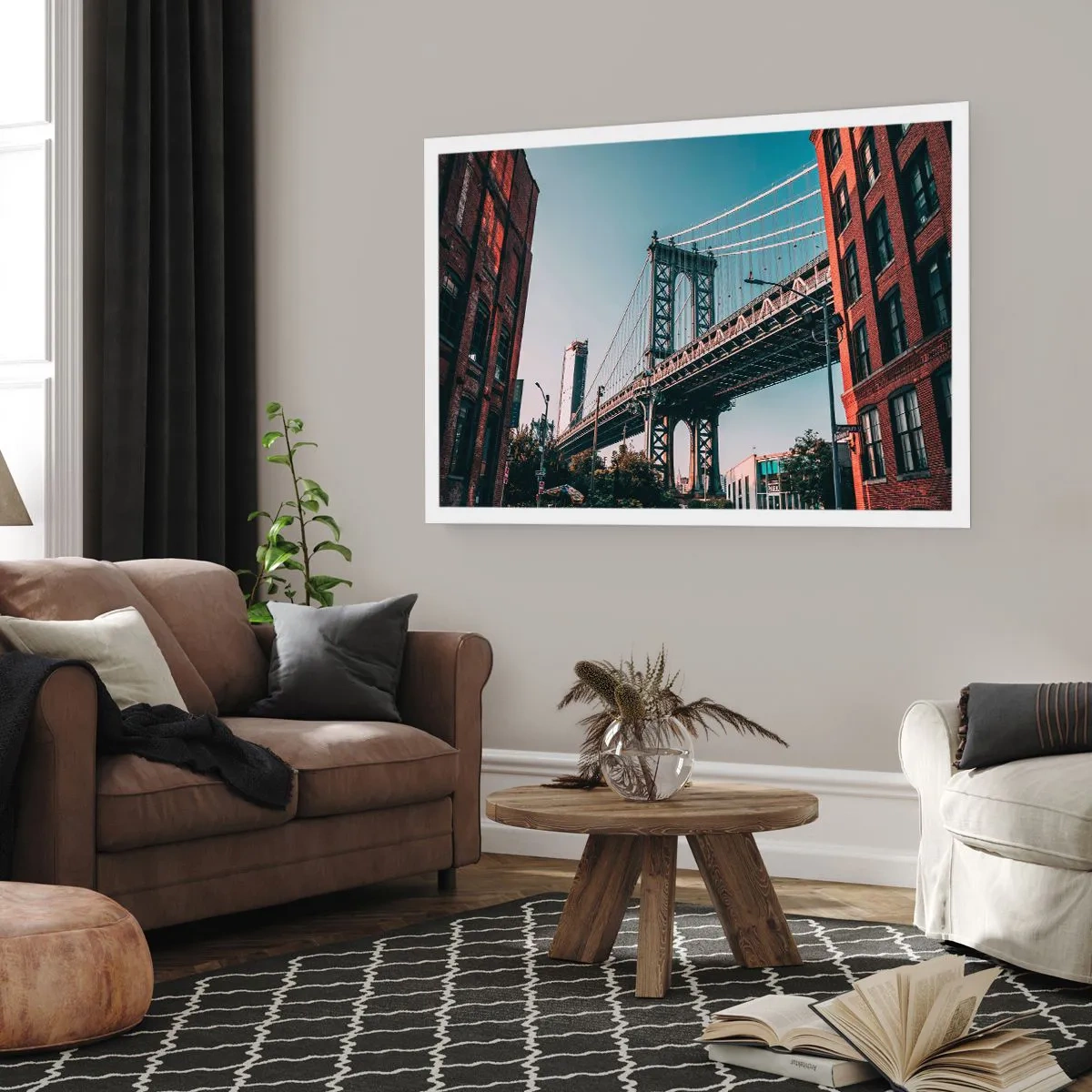 Affiche - Poster - Sur les vagues de la ville - 50x40 cm