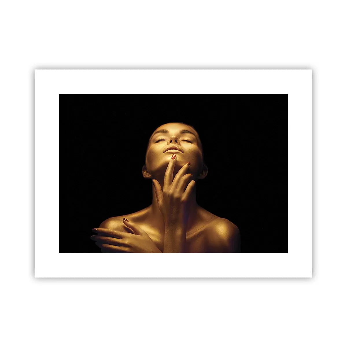 Affiche - Poster - Comme de la soie dorée - 40x30 cm