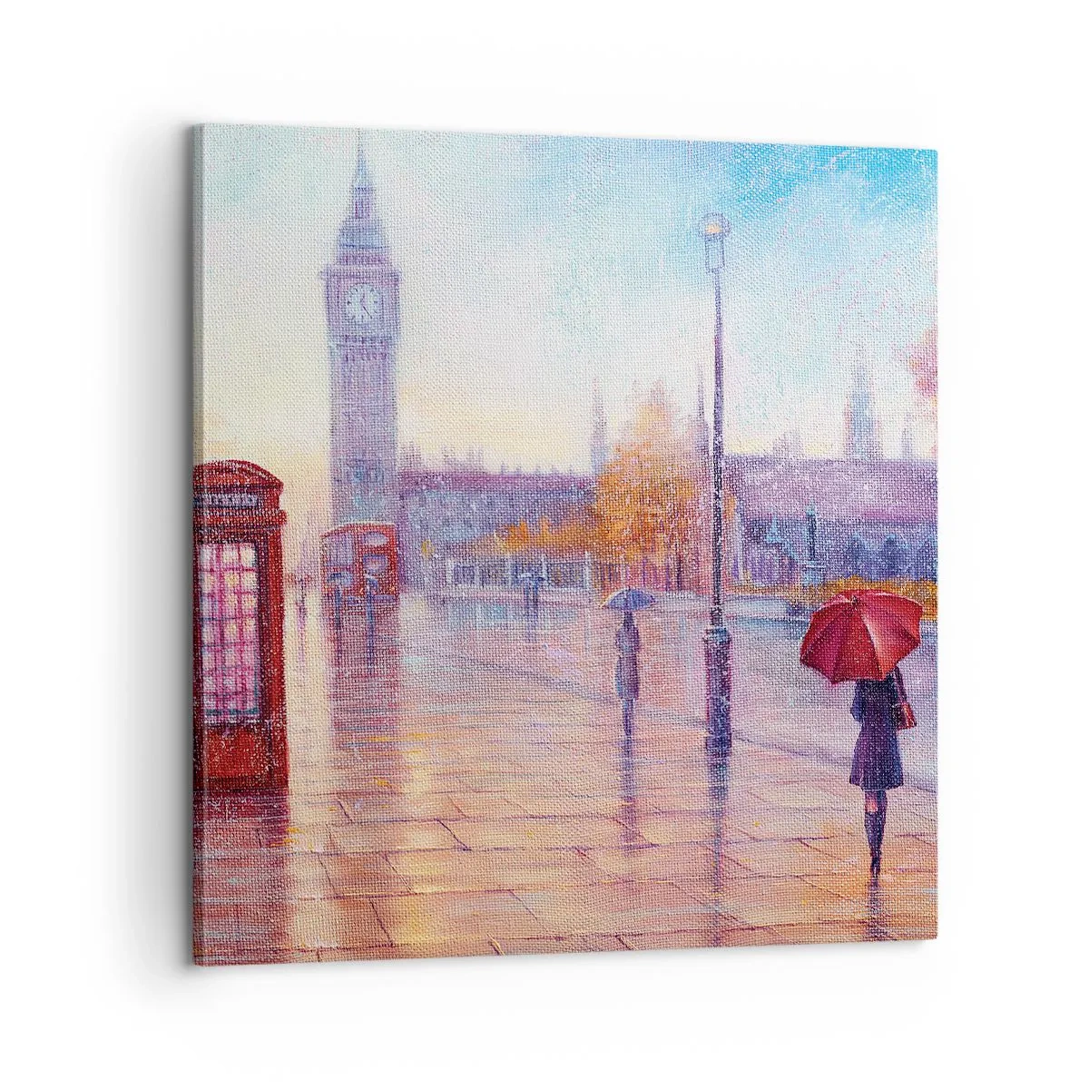 Impression sur toile - Image sur toile - Jour automnal londonien - 60x60 cm