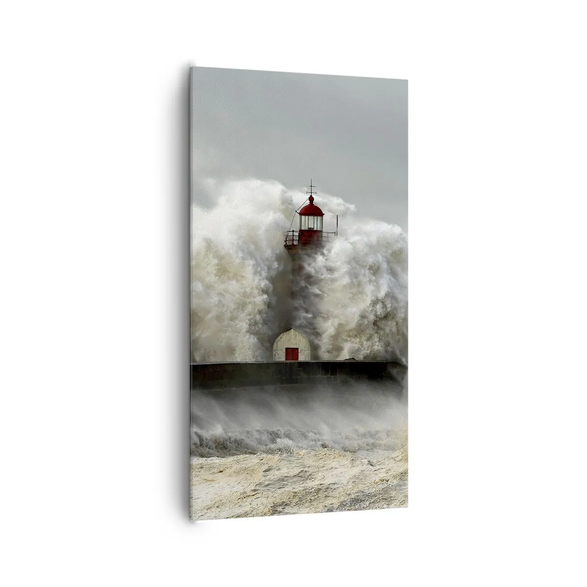 Impression sur toile - Image sur toile - La colère de l'océan - 65x120 cm