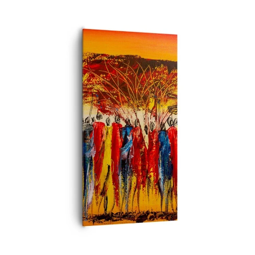 Impression sur toile - Image sur toile - Là-bas, là-bas, ils vont là-bas - 65x120 cm