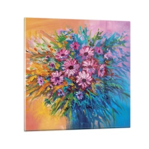 Impression sur verre - Image sur verre - Énergie de la vie - 30x30 cm