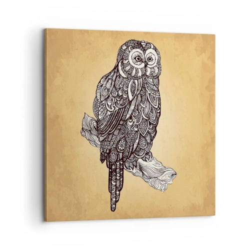 Impression sur toile - Image sur toile - Ornements complexes de sagesse - 60x60 cm