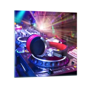 Impression sur verre - Image sur verre - Il va s'en passer des choses - 70x70 cm