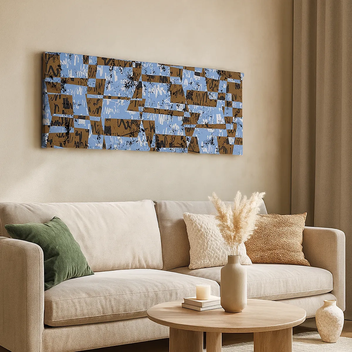 Impression sur toile - Image sur toile - Une découpe non humaine - 30x30 cm