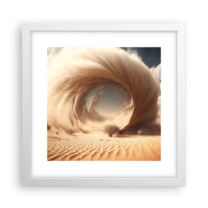 Affiche dans un cadre blanc - Poster - Portail ouvert - 30x30 cm