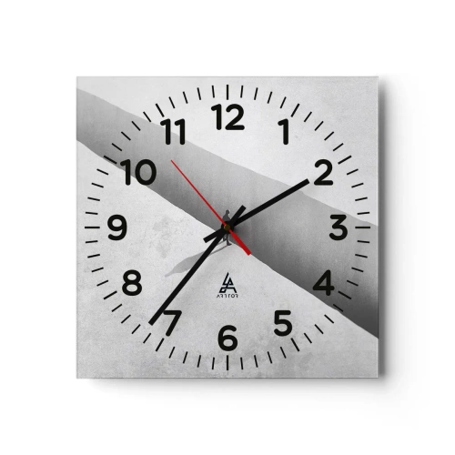 Horloge murale - Pendule murale - Un objectif clair - 30x30 cm