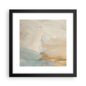 Affiche dans un cadre noir - Poster - Abstraction – le pays de la douceur - 30x30 cm