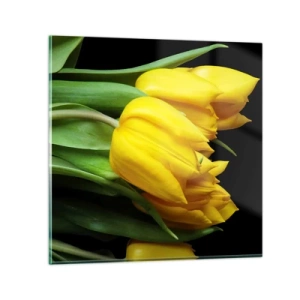 Impression sur verre - Image sur verre - Lever de soleil pur - 30x30 cm