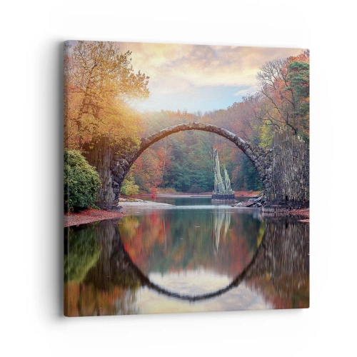 Impression sur toile - Image sur toile - De l'autre cote du miroir - 40x40 cm