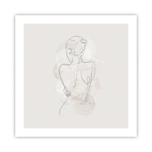 Affiche - Poster - Comme un instrument sensible - 50x50 cm