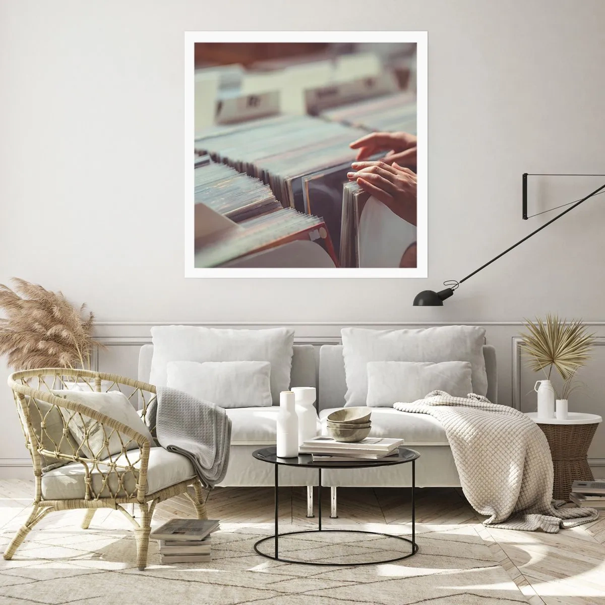 Affiche - Poster - A la recherche d'émotions - 60x60 cm