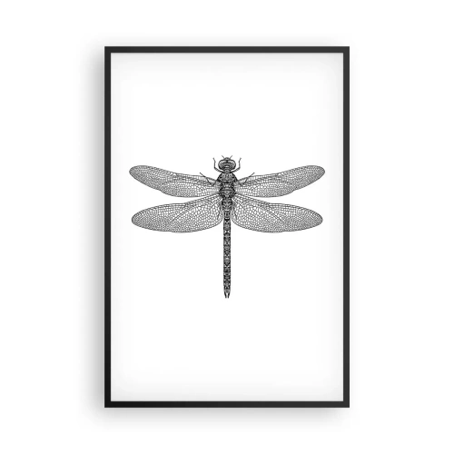 Affiche dans un cadre noir - Poster - Précision de la nature - 61x91 cm