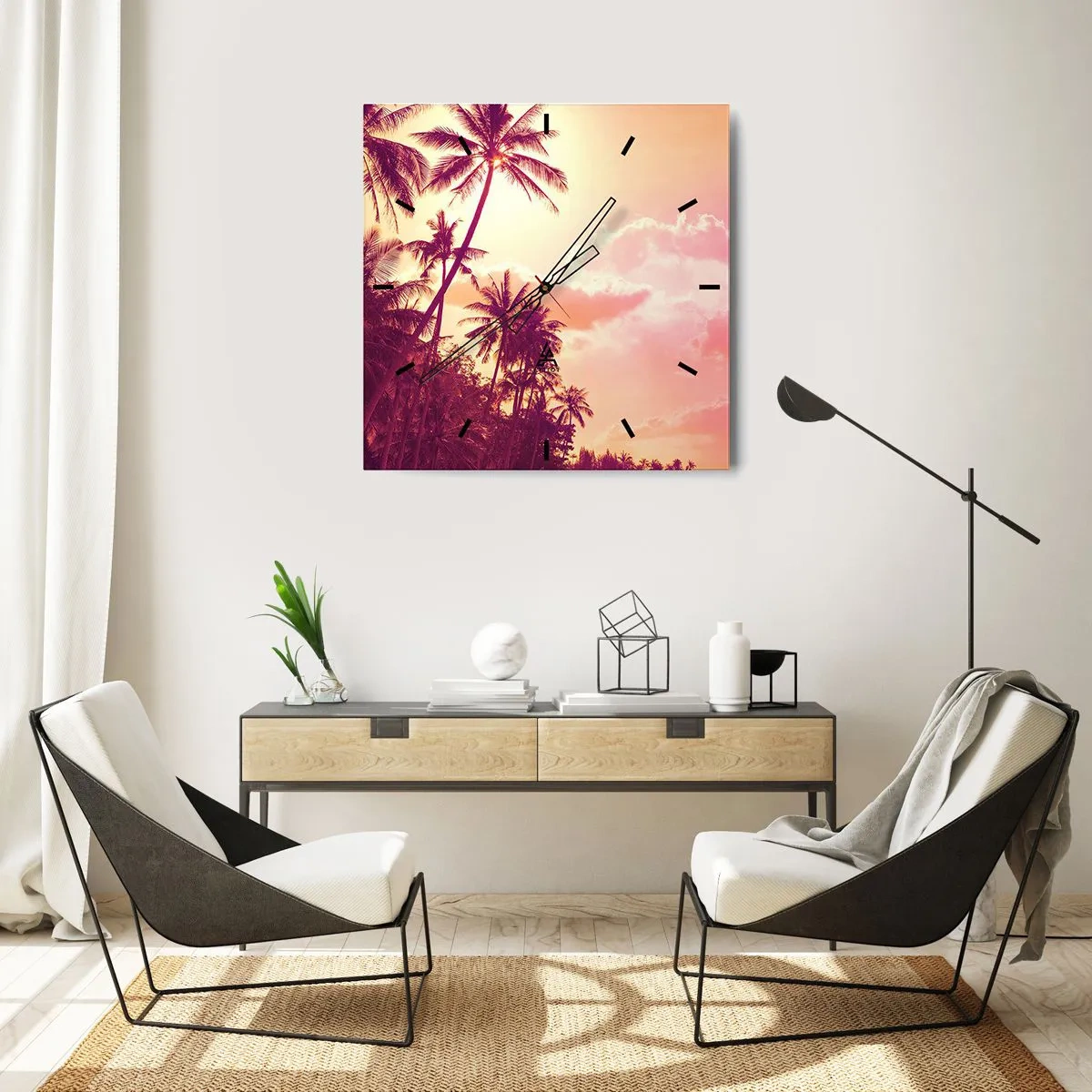 Horloge murale - Pendule murale - Tu dois choisir - 40x40 cm