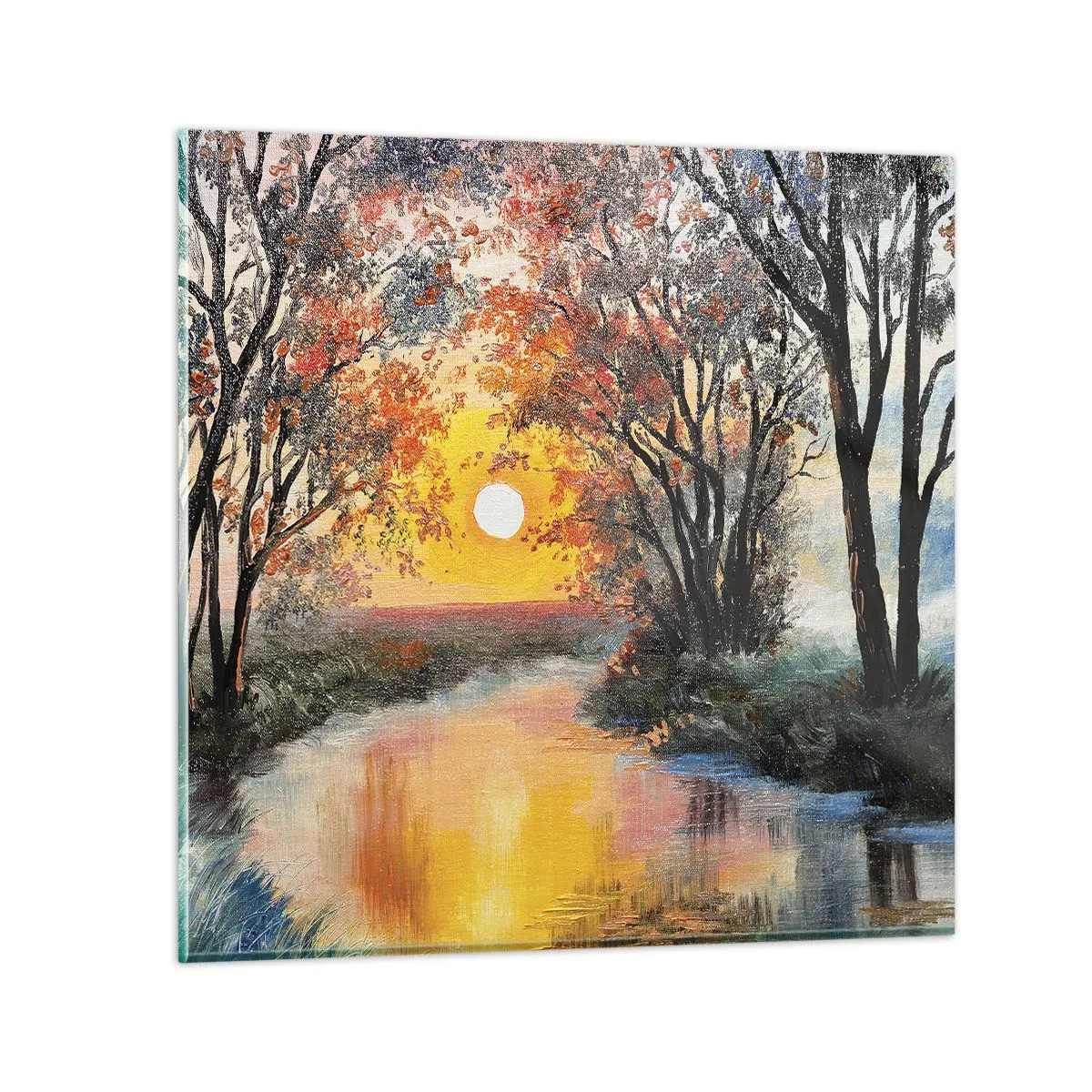 Impression sur verre - Image sur verre - Climats de printemps - 70x70 cm