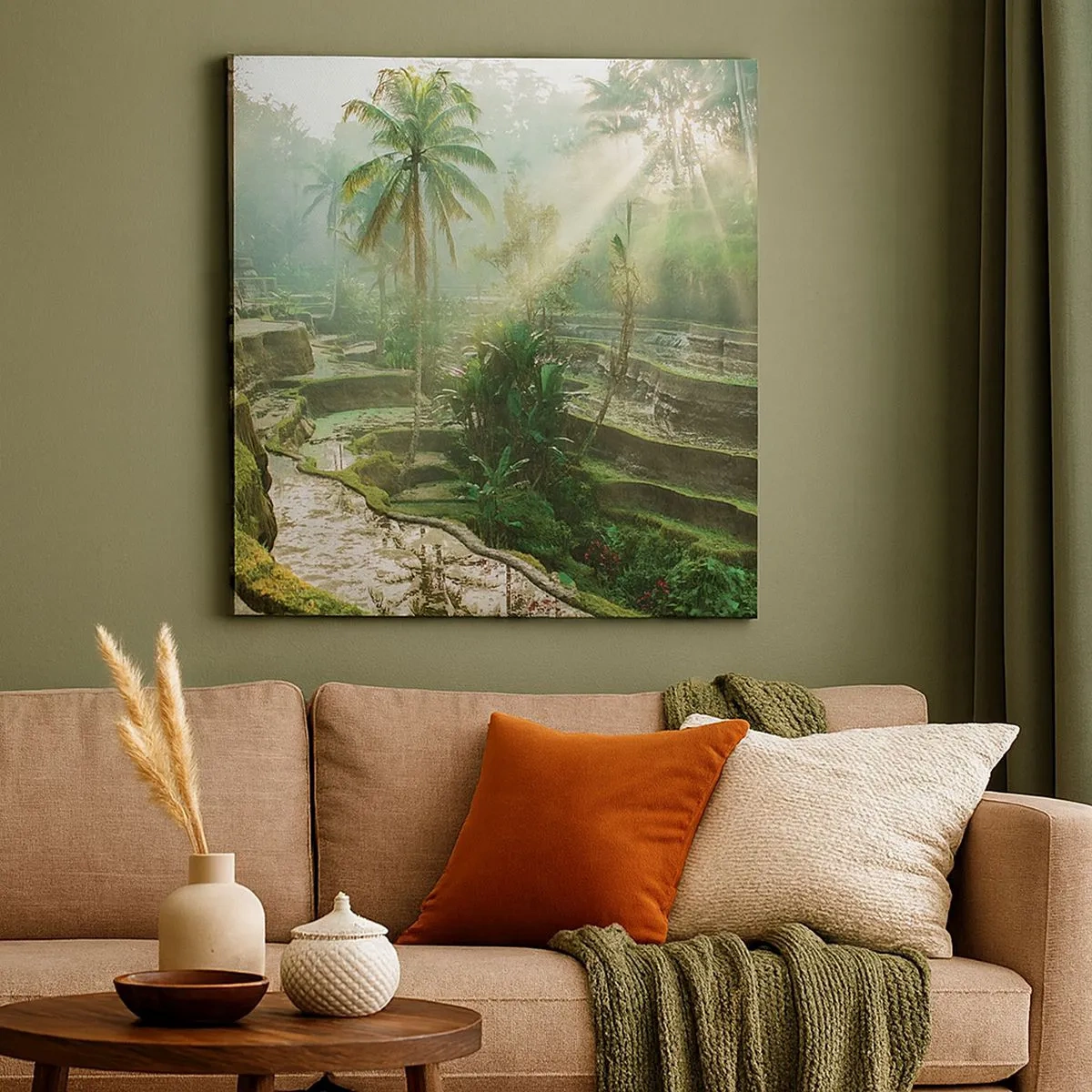 Impression sur toile - Image sur toile - Grandir au soleil - 30x30 cm