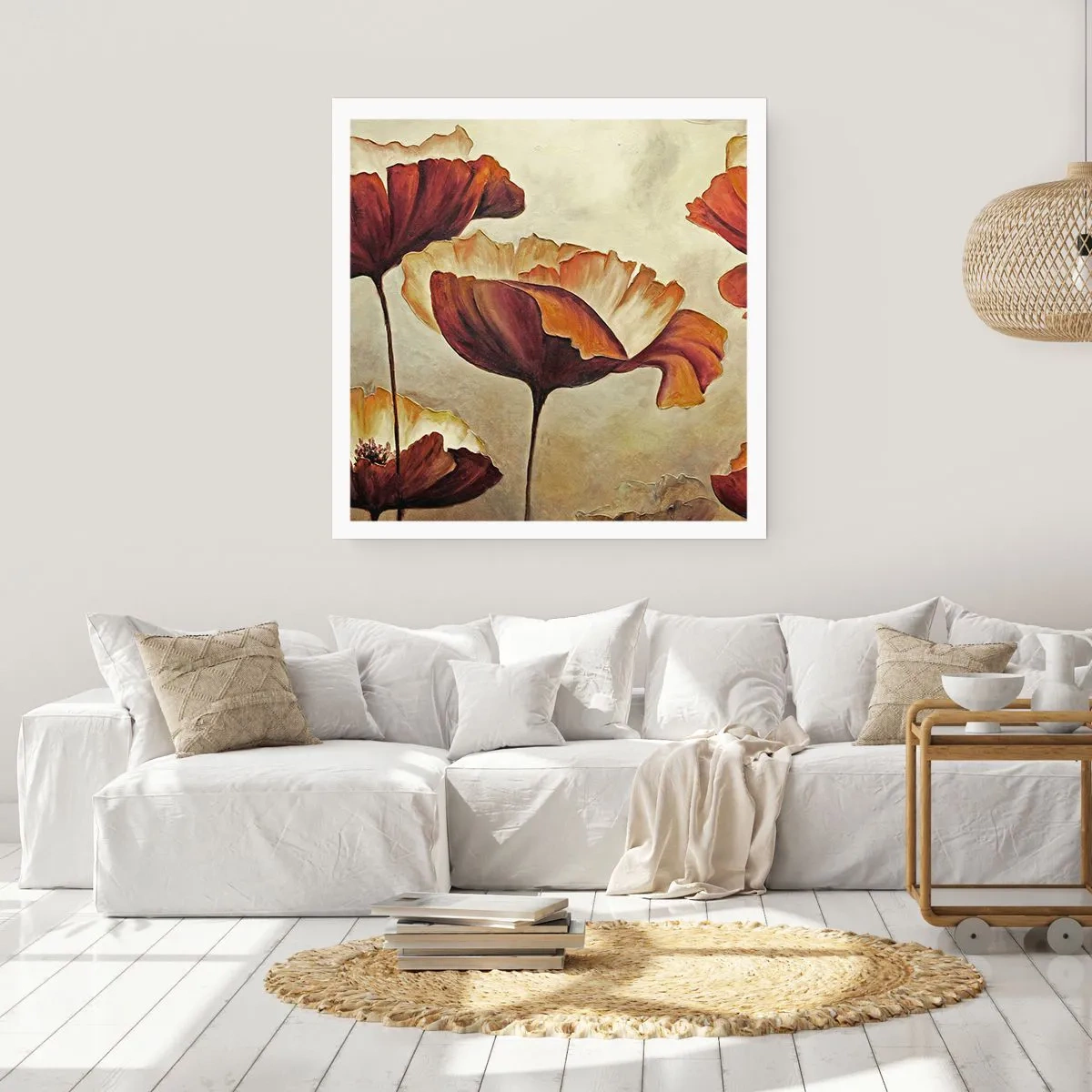 Affiche - Poster - À la lisière des champs - 30x30 cm