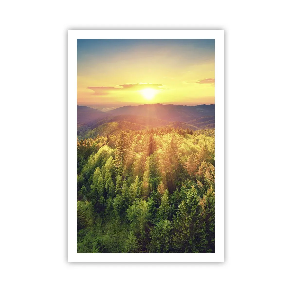Affiche - Poster - Monts et sommets - 61x91 cm