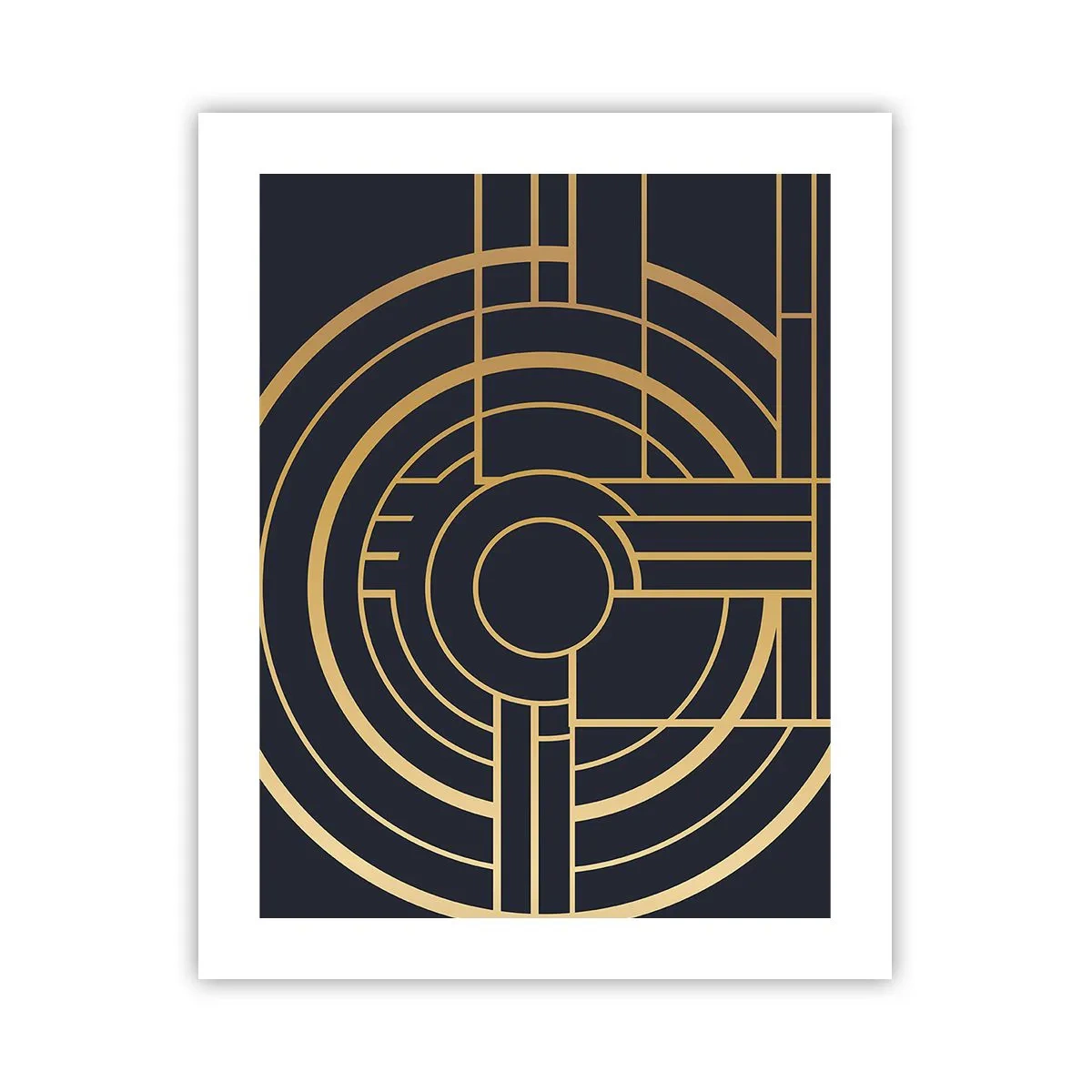 Affiche - Poster - Rotation des éléments - 40x50 cm