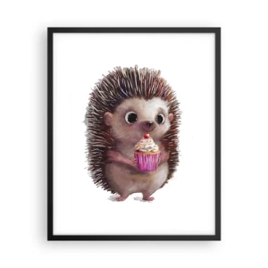 Affiche dans un cadre noir - Poster - La fête c'est tous les jours - 40x50 cm