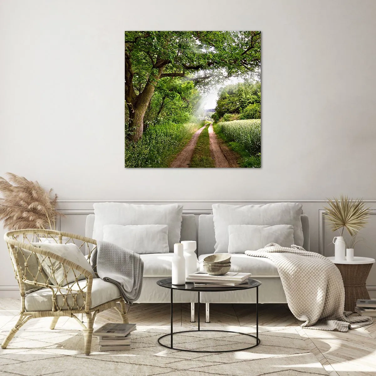 Impression sur verre - Image sur verre - Et in Arcadia ego - 60x60 cm