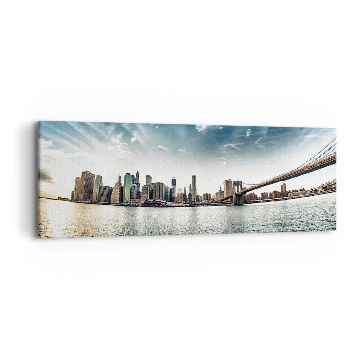 Impression sur toile - Image sur toile - L'île de verre - 90x30 cm