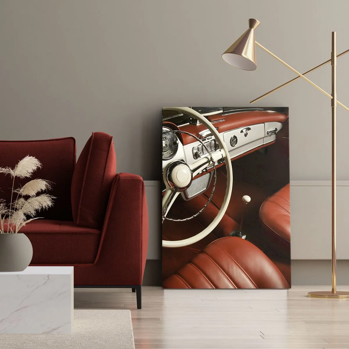 Impression sur toile - Image sur toile - Luxe de style vintage - 45x80 cm
