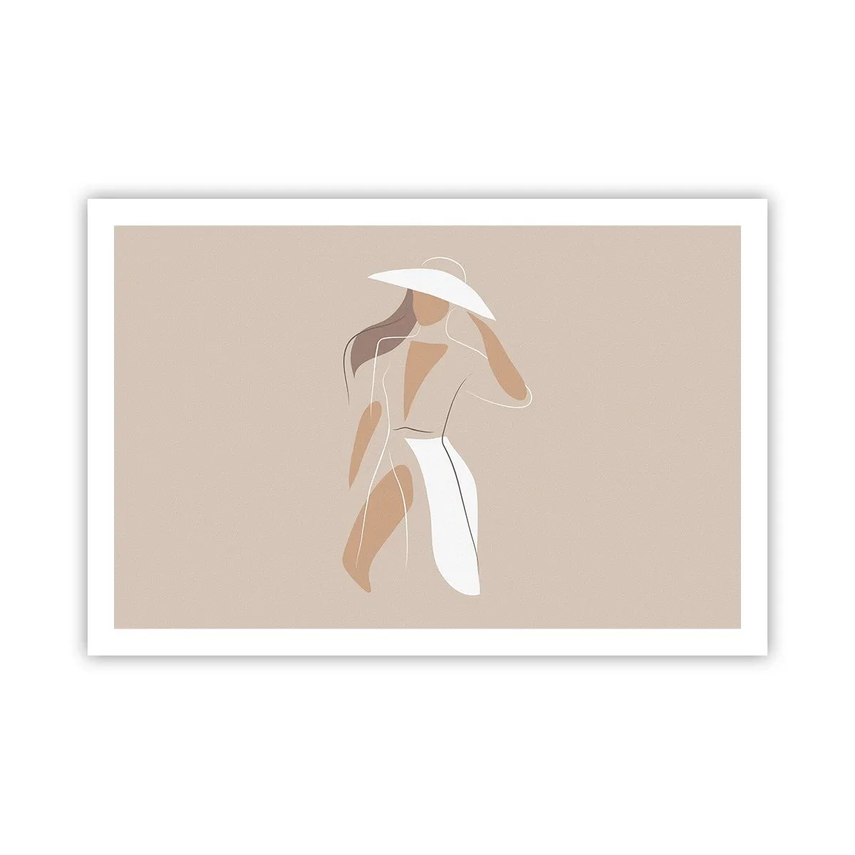 Affiche - Poster - Lea mode est un jeu - 91x61 cm