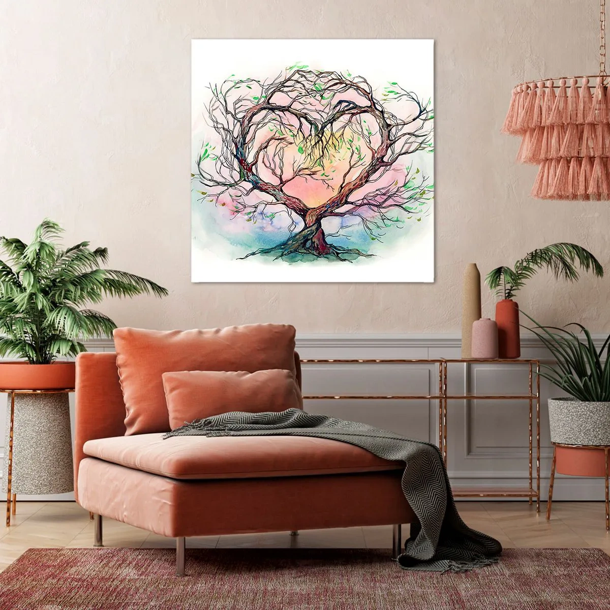 Impression sur toile - Image sur toile - Ensemble contre les tempêtes - 60x60 cm