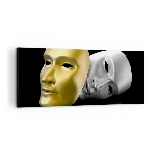 Impression sur toile - Image sur toile - La vie est un théâtre - 100x40 cm