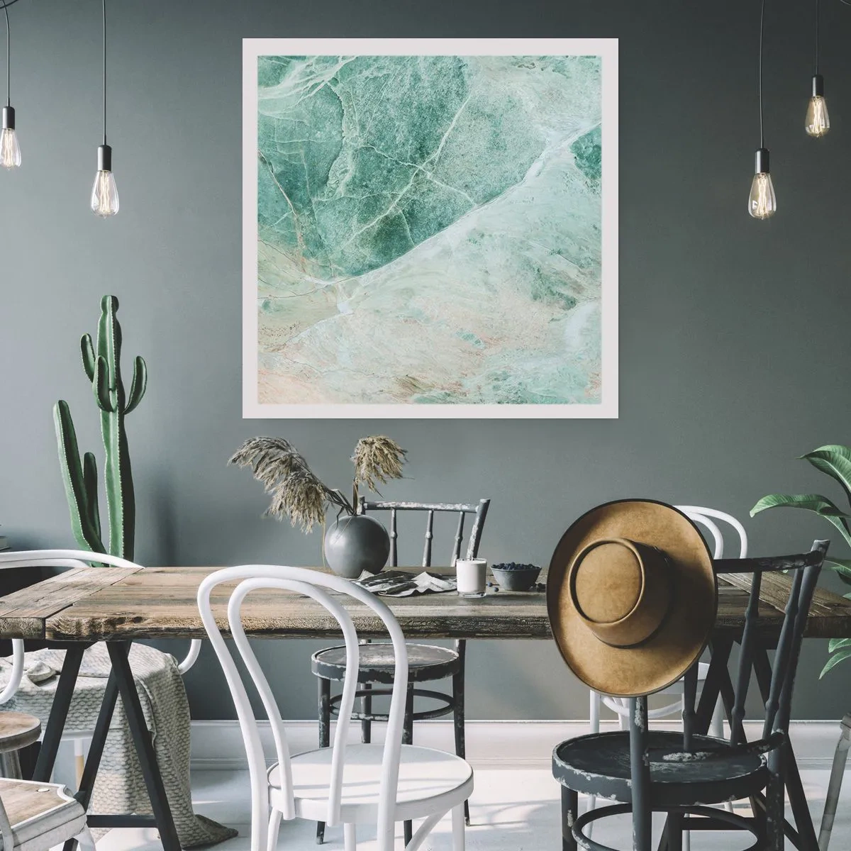 Affiche - Poster - La noble froideur de la pierre - 50x50 cm