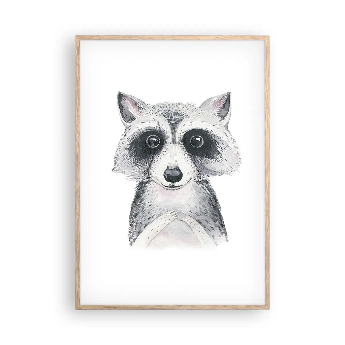 Affiche dans un chêne clair - Poster - Un moment pour s'émouvoir - 70x100 cm